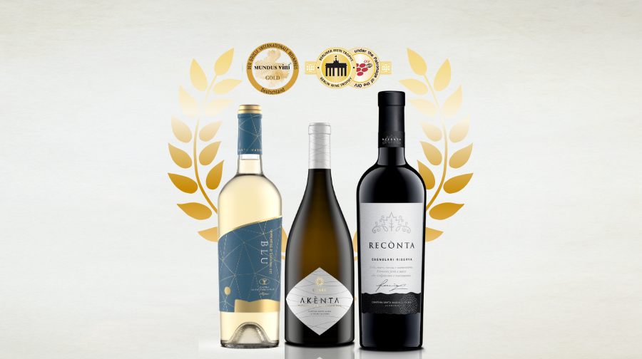 5 medaglie d'oro da concorsi internazionali per la Cantina Santa Maria La Palma