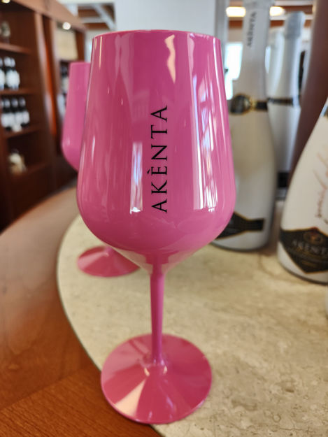 Immagine di Bicchiere a calice Akènta Fuxia