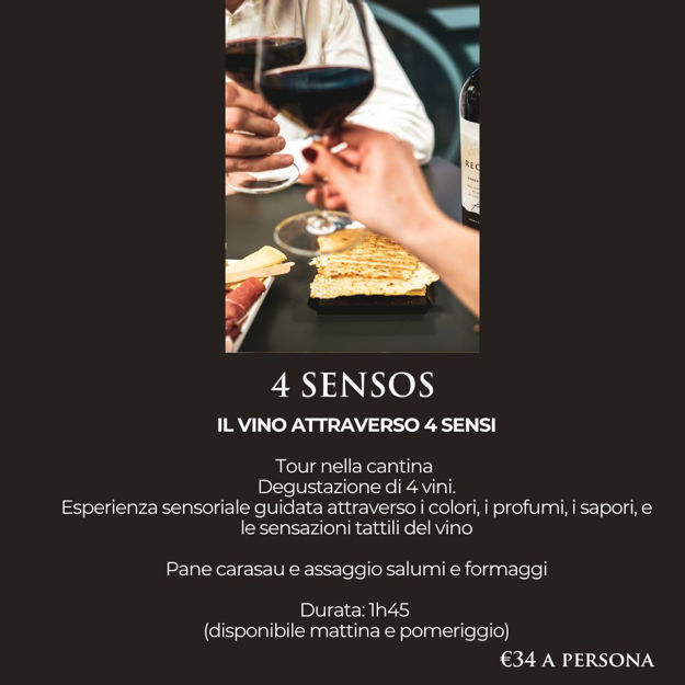 Immagine di DEGUSTAZIONE 4 SENSOS